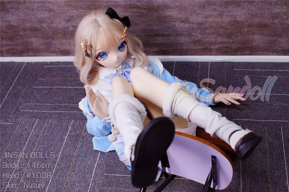 WM S-TPE 146cm Anime TPE Sex Doll with PVC Head #Y008